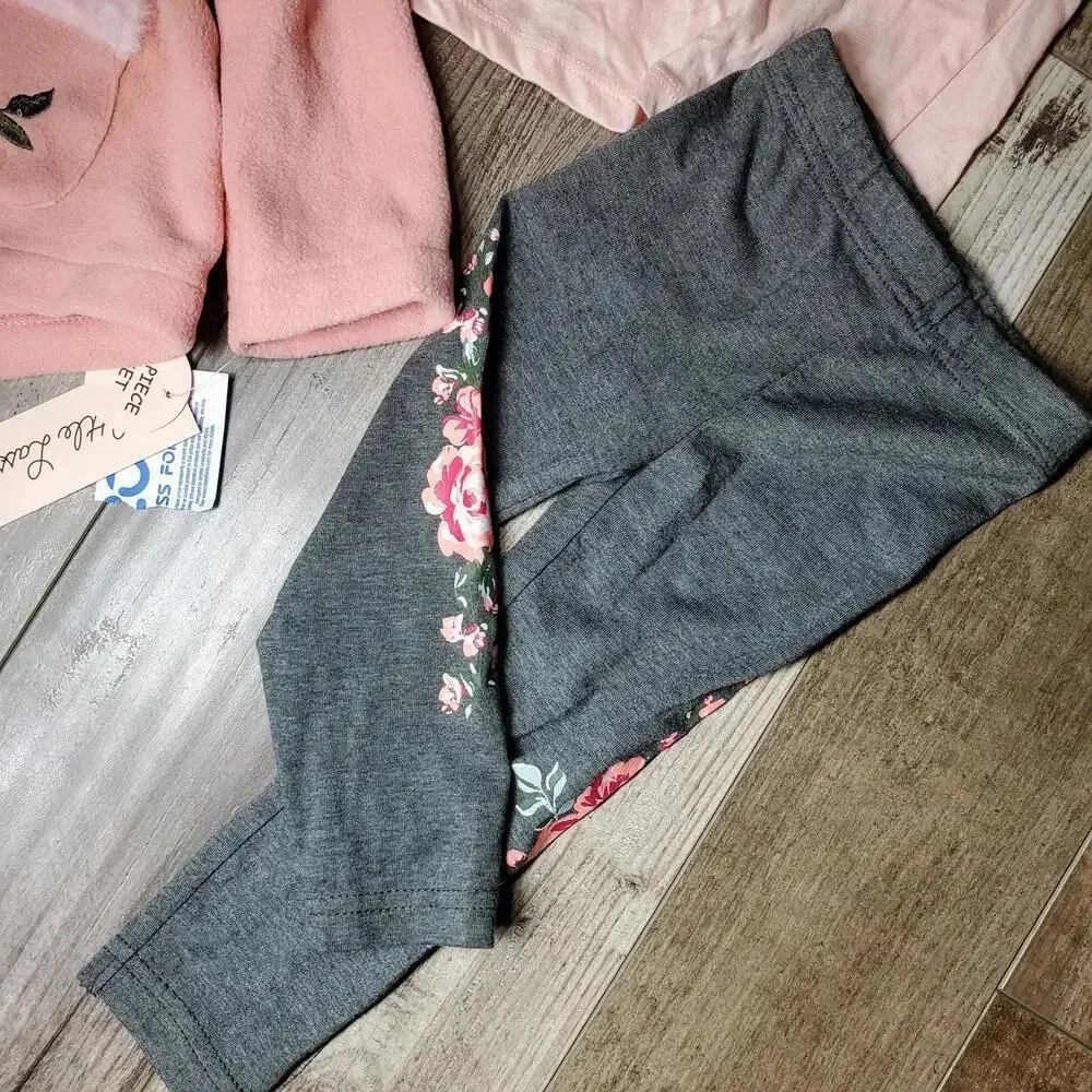 NWT Little Lass 12-18M Baby Toddler Girl 3pc Set Outfit Bundle - Picture 8 of 12